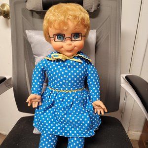 Vintage 1967 Mattel Mrs Beasley Doll*SHE TALKS!*100% Original*Stored Over 50 Yrs